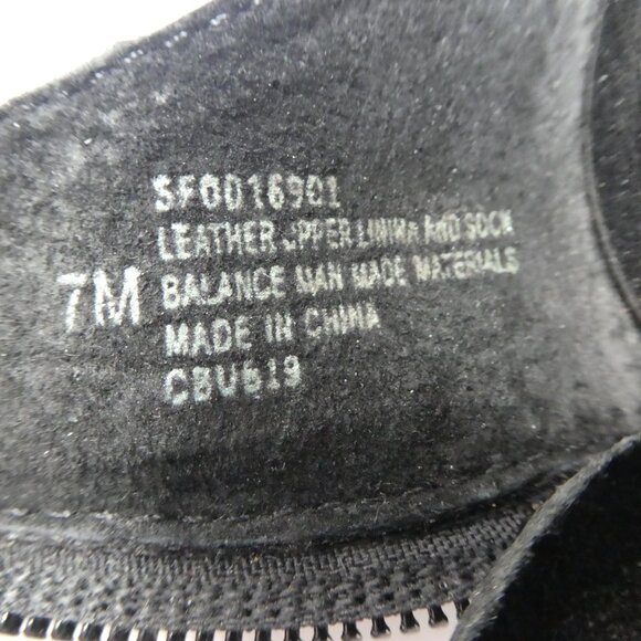 Sofft Mauldin Black Leather Open Toe Cross Strap Wedge Heel Sandals Womens 7 - Picture 13 of 13